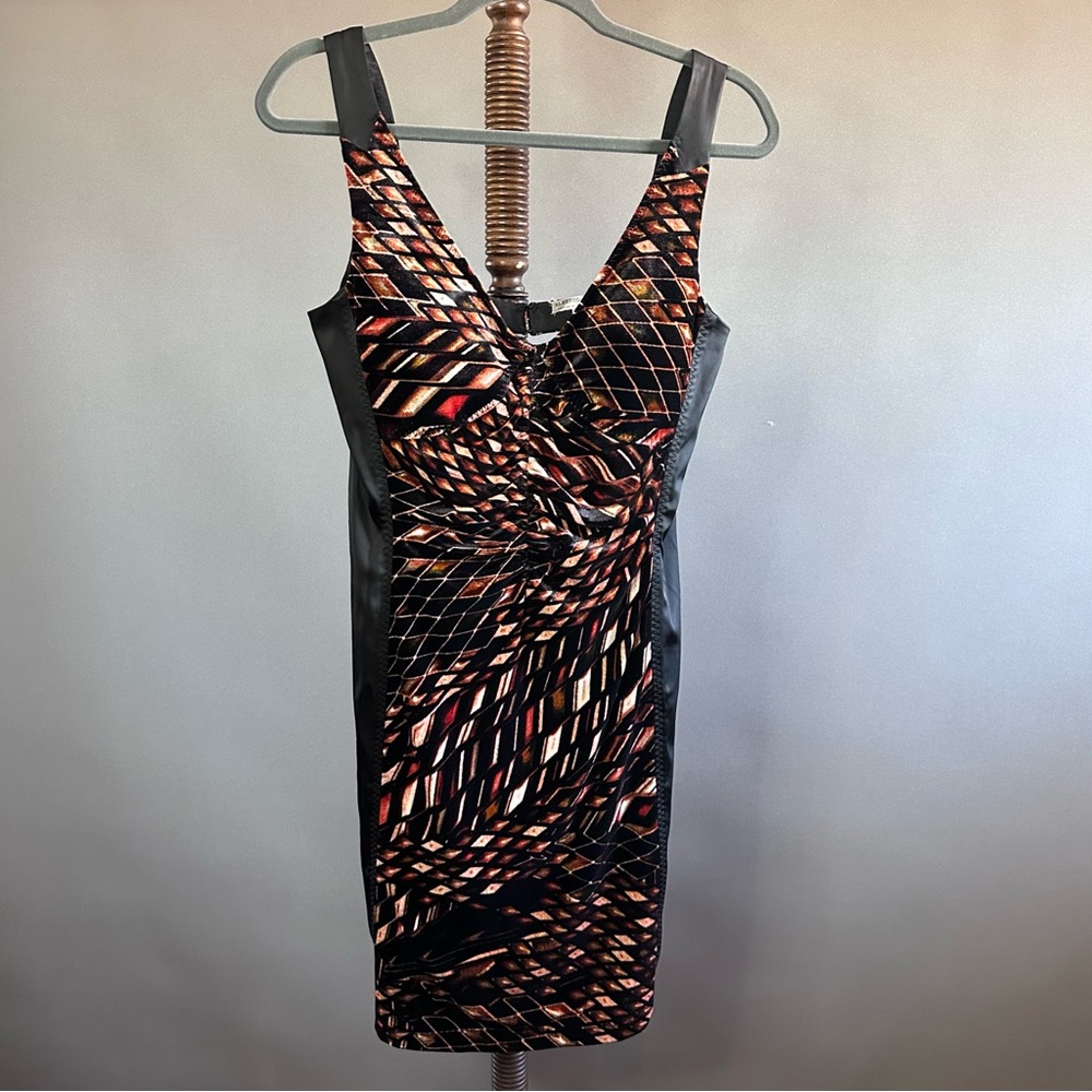 Alberto Malakli Velvet Bodycon Dress